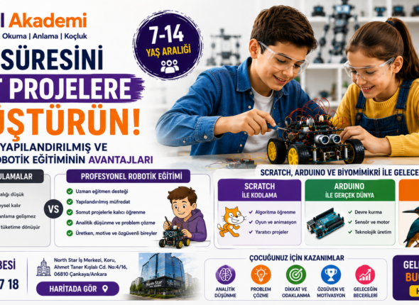 Robotik eğitimle bugüne hazır olun